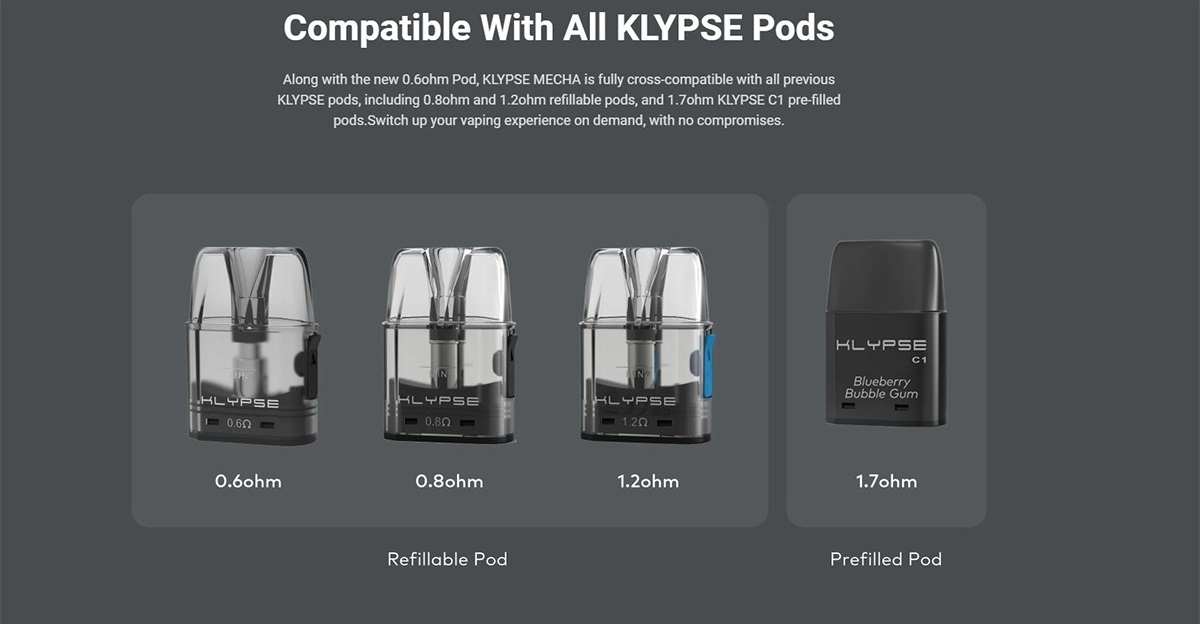 klypse mecha pod kit 900mah 2ml by innokin 4